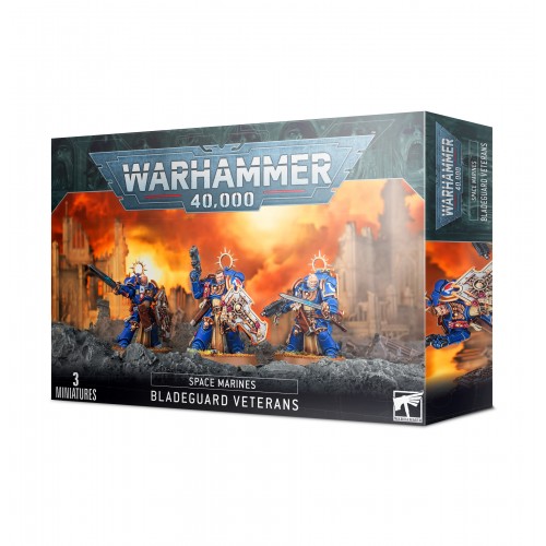 Warhammer 40,000 - Space Marines Bladeguard Veterans, Bladeguard Veterans are elite close-combat warriors from a Chapter’s 1st Company, serving as inexorable fighters who advance relentlessly like noble knights